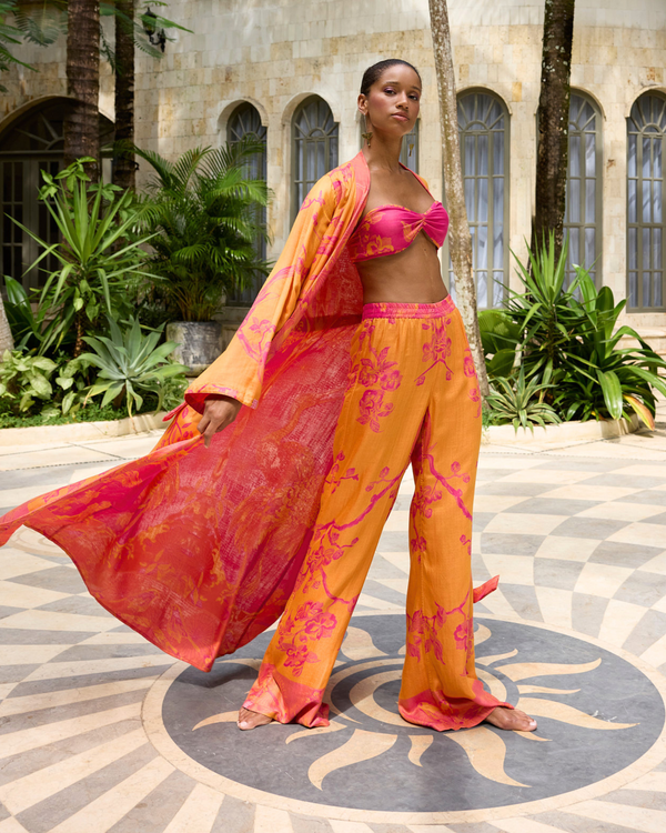 Bougainvillea - Modal Maxi Kaftan