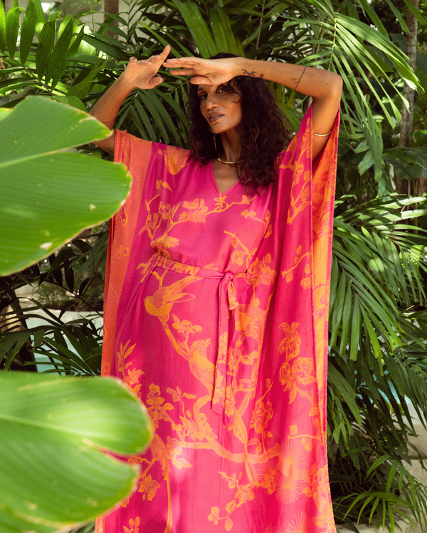 Bougainvillea - Modal Classic Kaftan