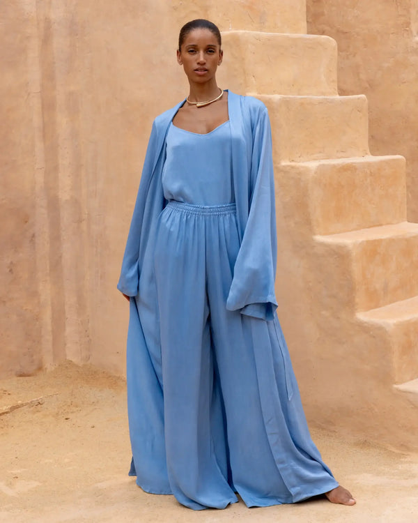 Oasis of Love - EcoVero Satin Maxi Kaftan