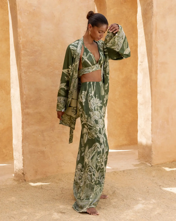 Pureness of Heart - Modal Short Kimono