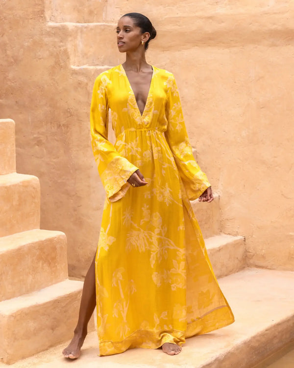 Temple of the Sun - Modal Maxi Dress