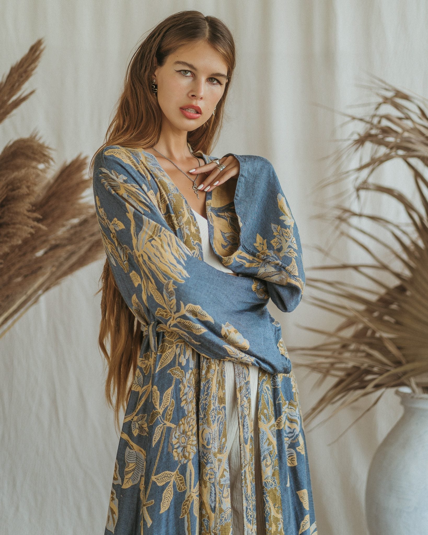 Forget me Not - Maxi Kaftan (Pre order - will ship in Feb/March 2024)