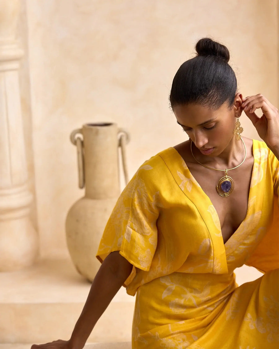 Temple of the Sun - Modal Leela Dress