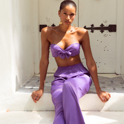 Purple Rain - Modal Devi Bra with bow