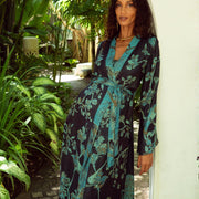 Baby it's Blue - Modal Maxi Kaftan