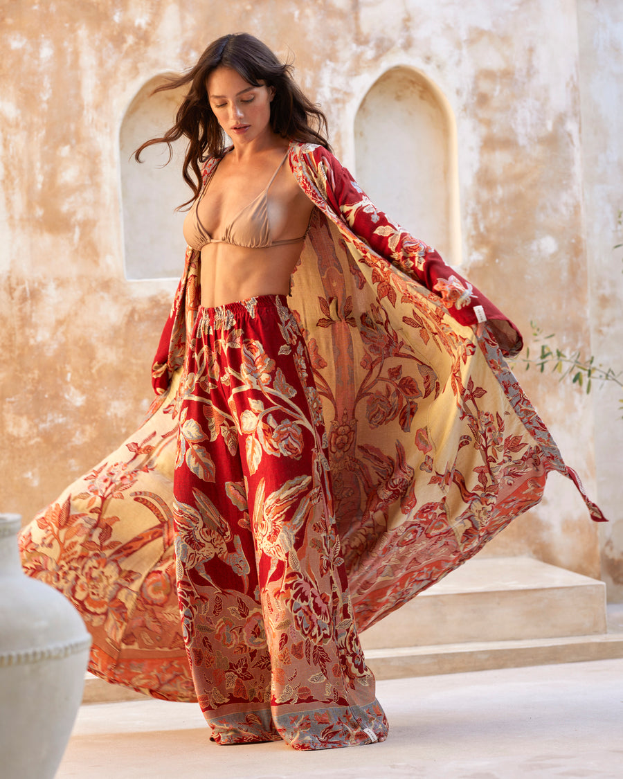 River of Roses - Maxi Kaftan