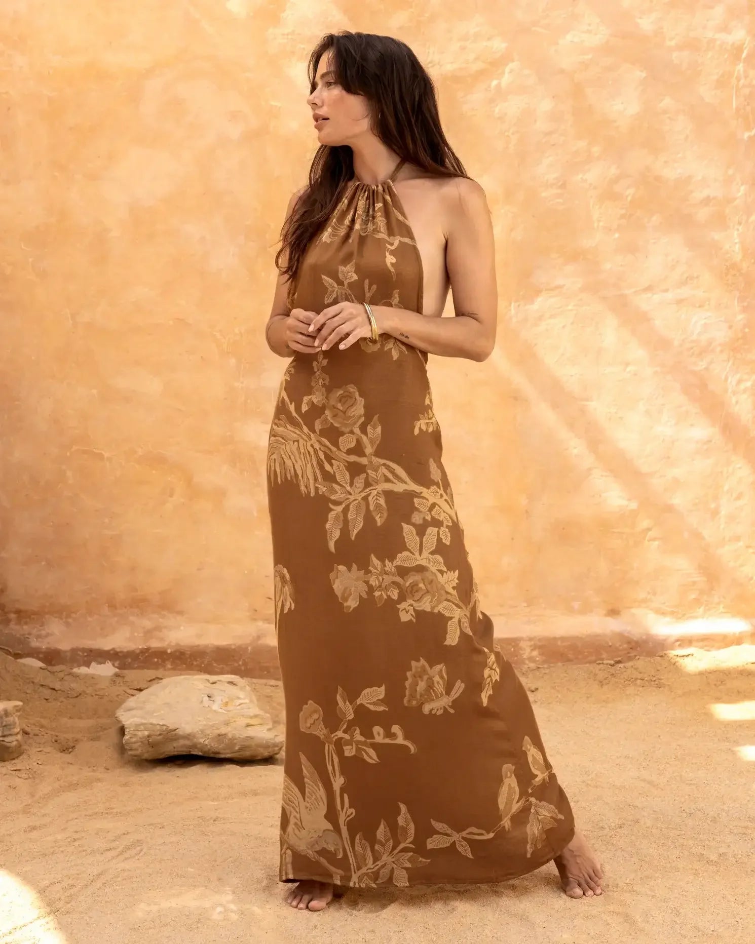 Queen Dunes Modal Halter Dress