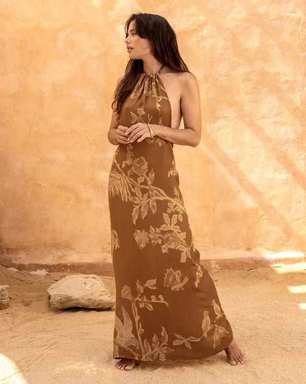 Queen of the Dunes - Modal Halter Dress
