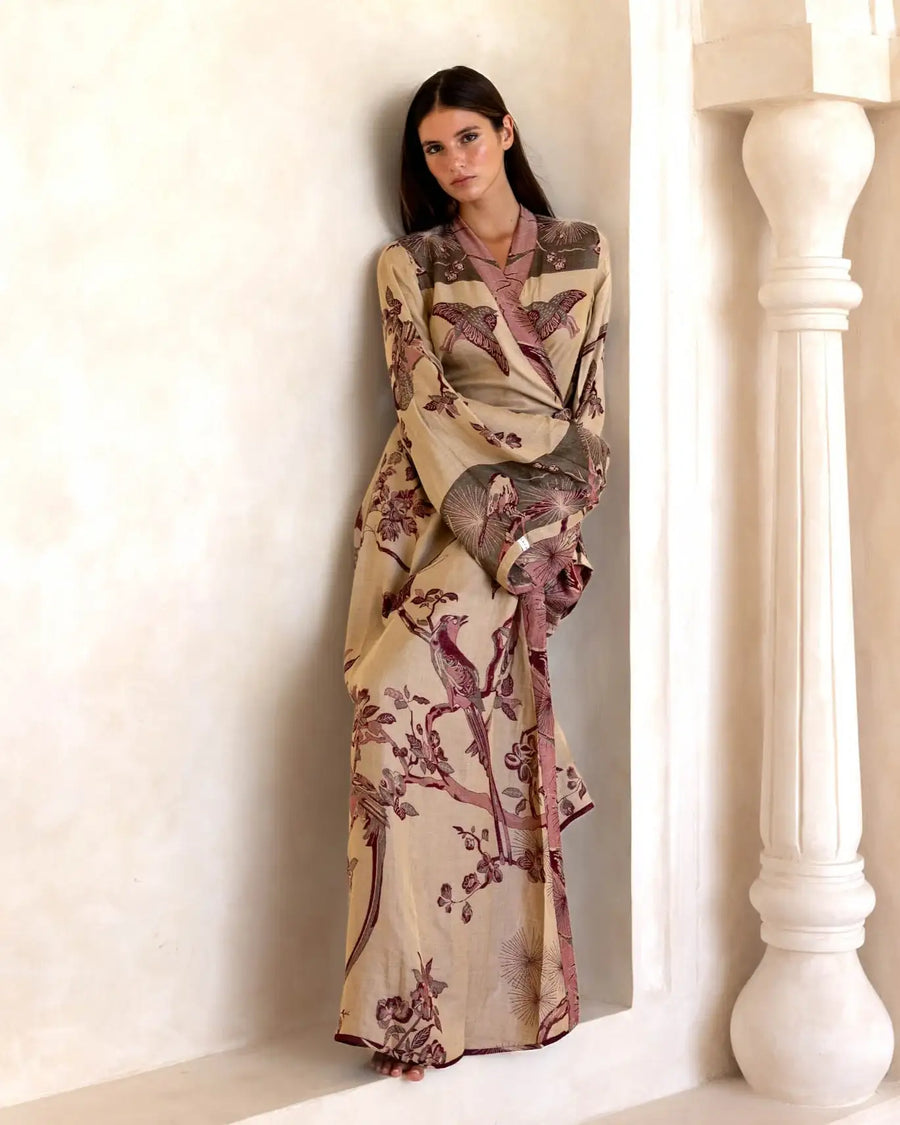 Wineberry Dream - Modal Amara Dress (Pre-order - delivery in January)