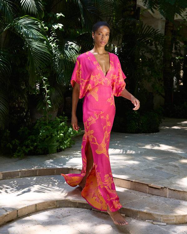 Bougainvillea - Modal Leela Dress