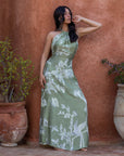 Sage - Halter Dress