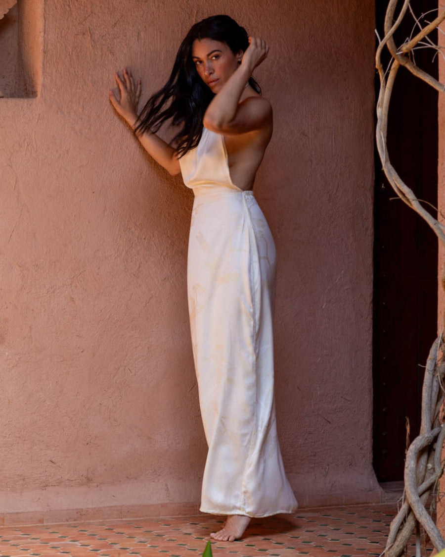 Snowdrop - Halter Dress
