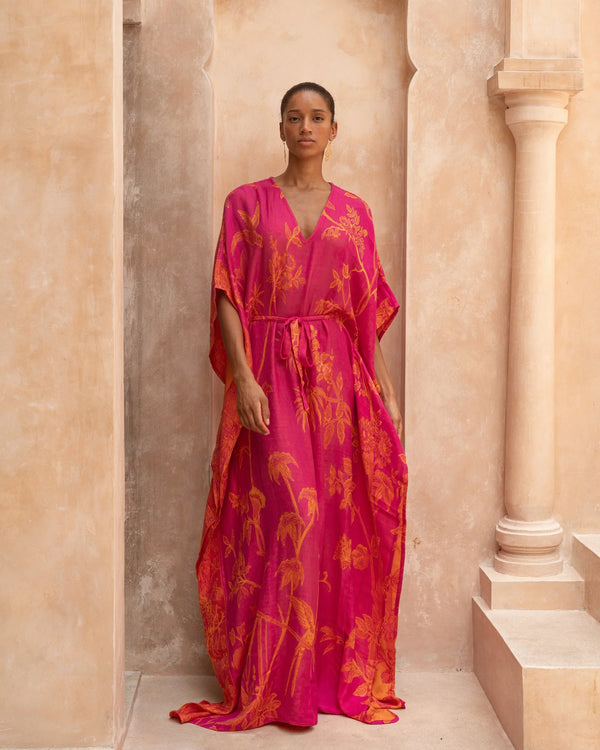 Bougainvillea - EcoVero Classic Kaftan