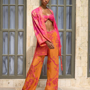 Bougainvillea - Modal Short Kimono