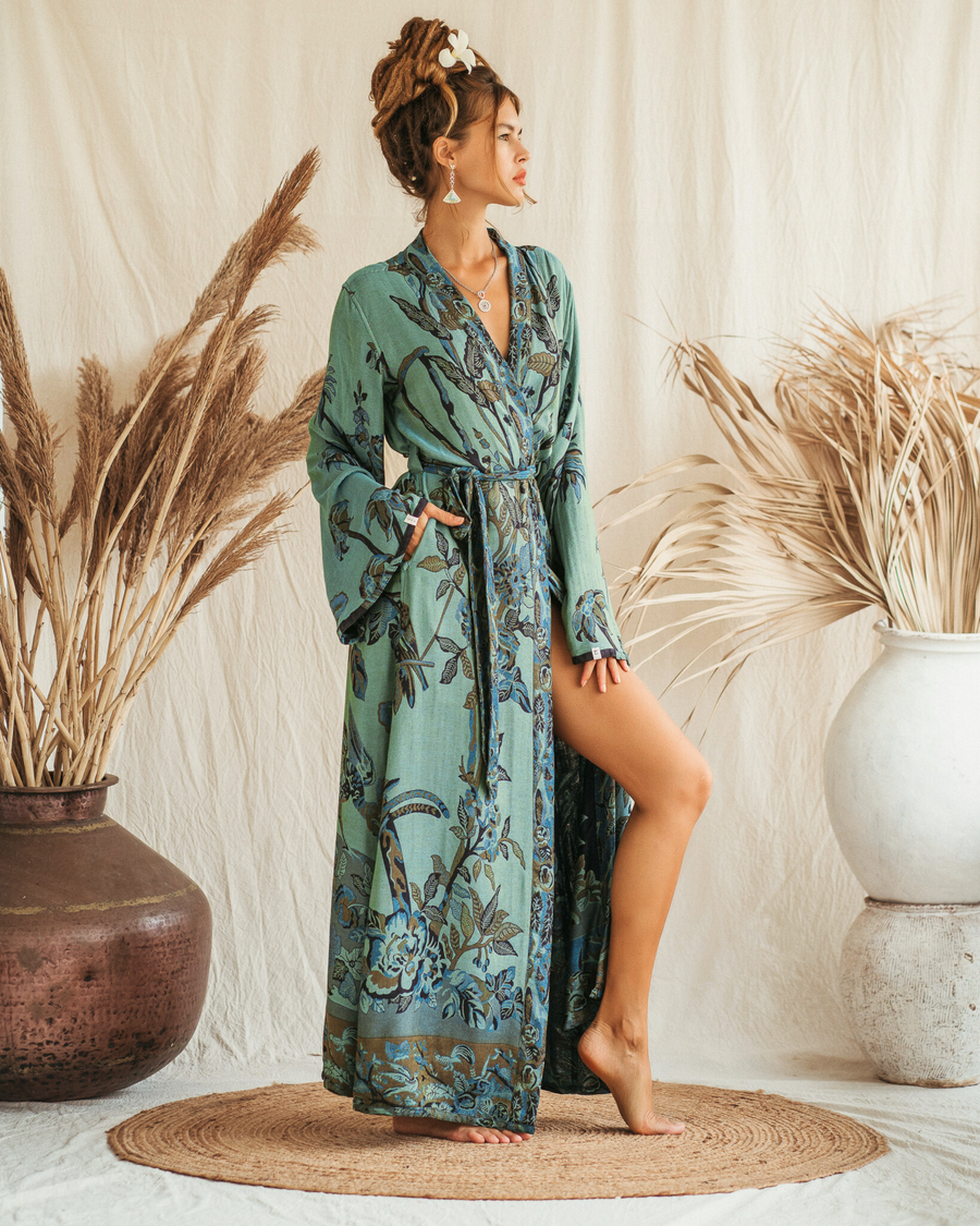 Baby it's Blue - Maxi Kaftan