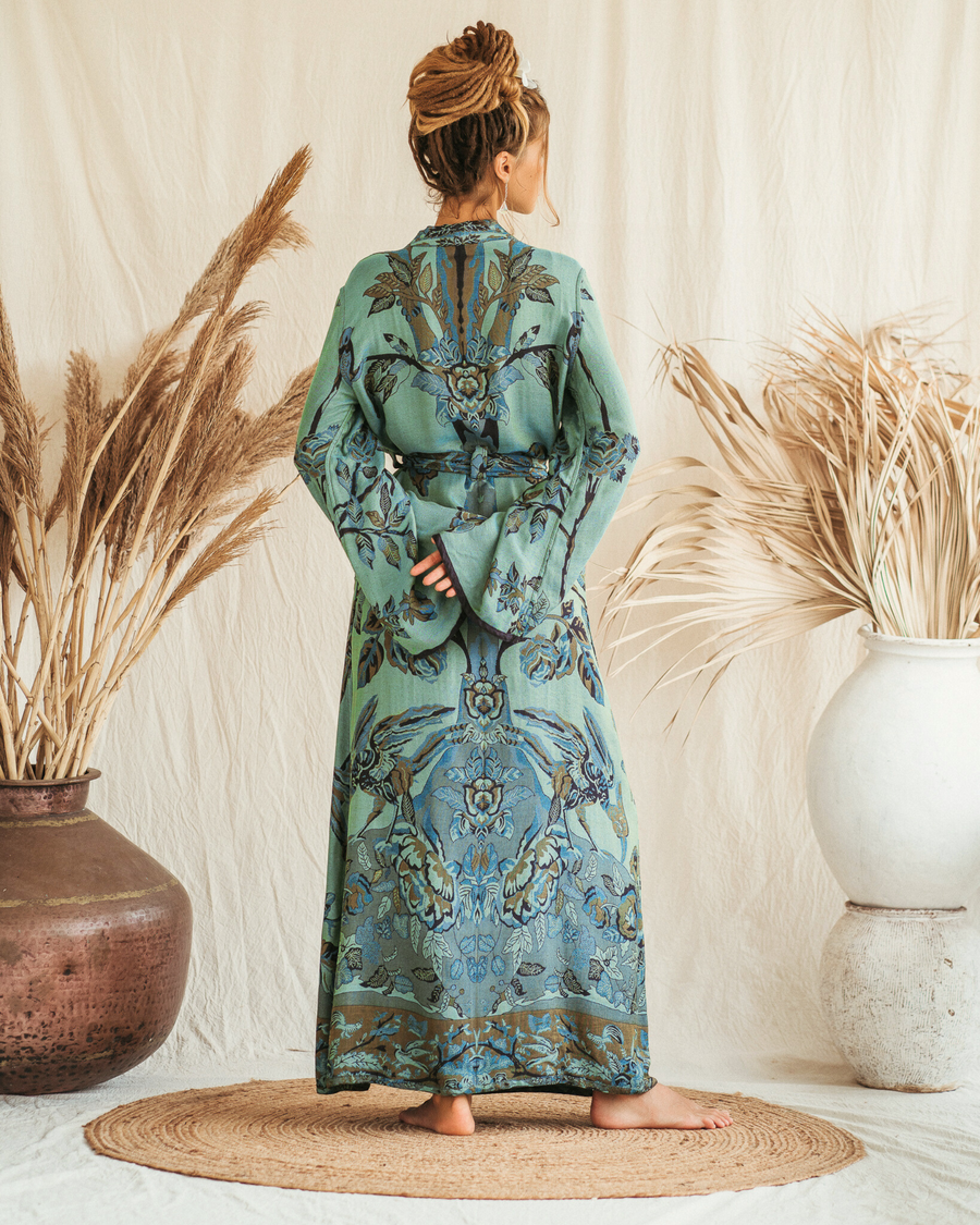 Baby it's Blue - Maxi Kaftan