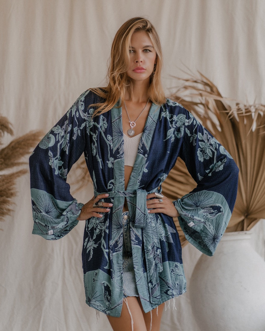 Elsa - Eco Friendly Modal- Short Kimono (Pre order - will start shipping again in March)
