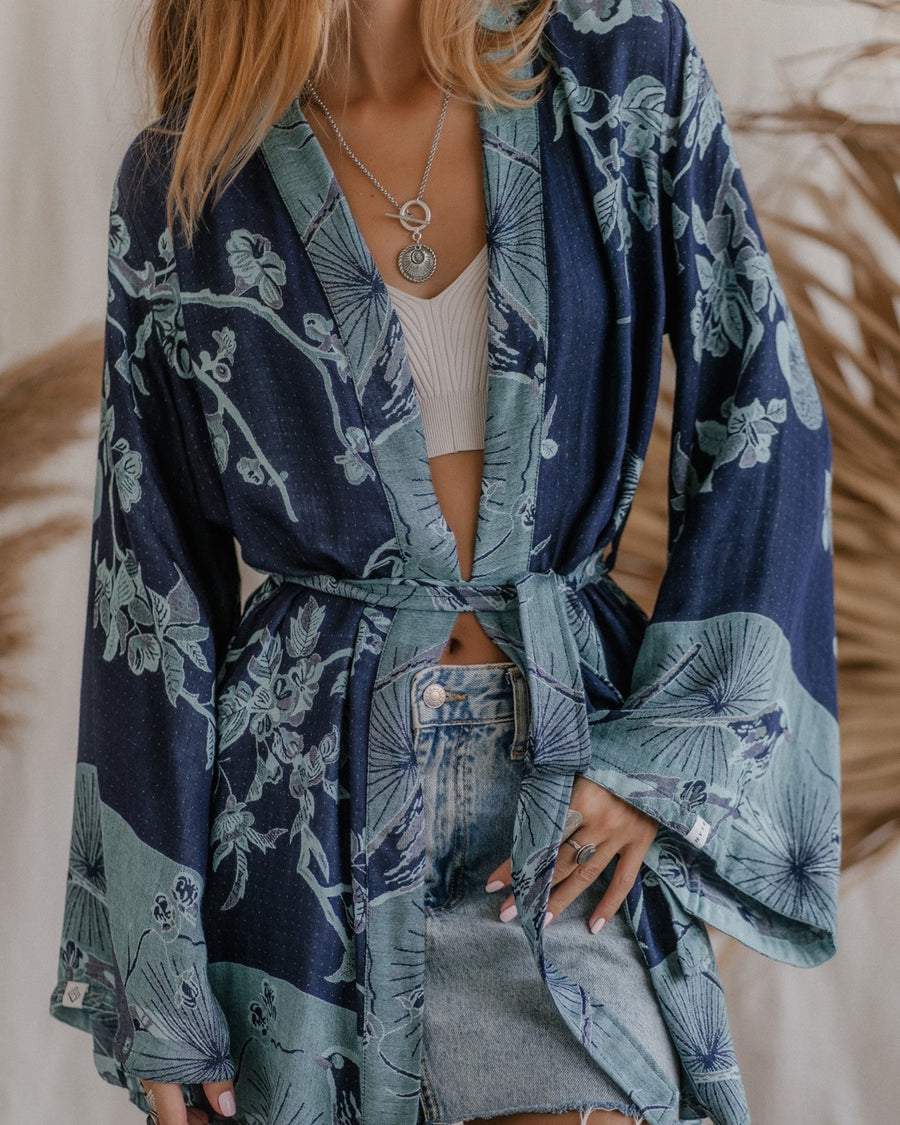 Elsa - Eco Friendly Modal- Short Kimono (Pre order - will start shipping again in March)