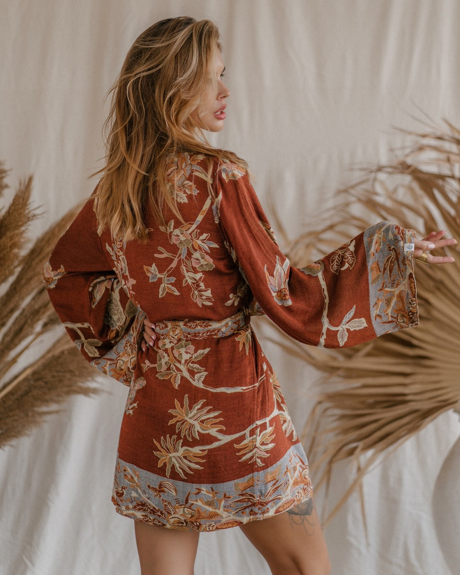 Terra Di Siena - Short Kimono