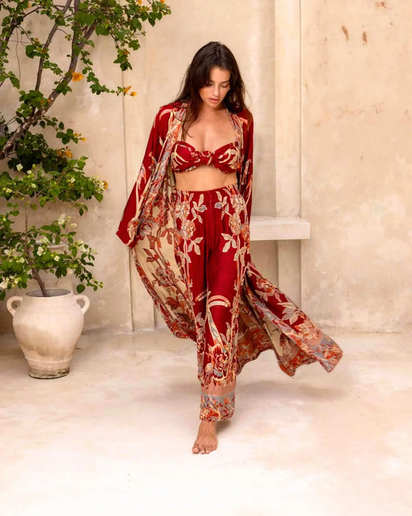 River of Roses - Lyocell Maxi Kaftan