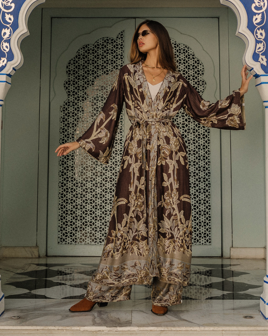 Burnt Umber - Maxi Kaftan