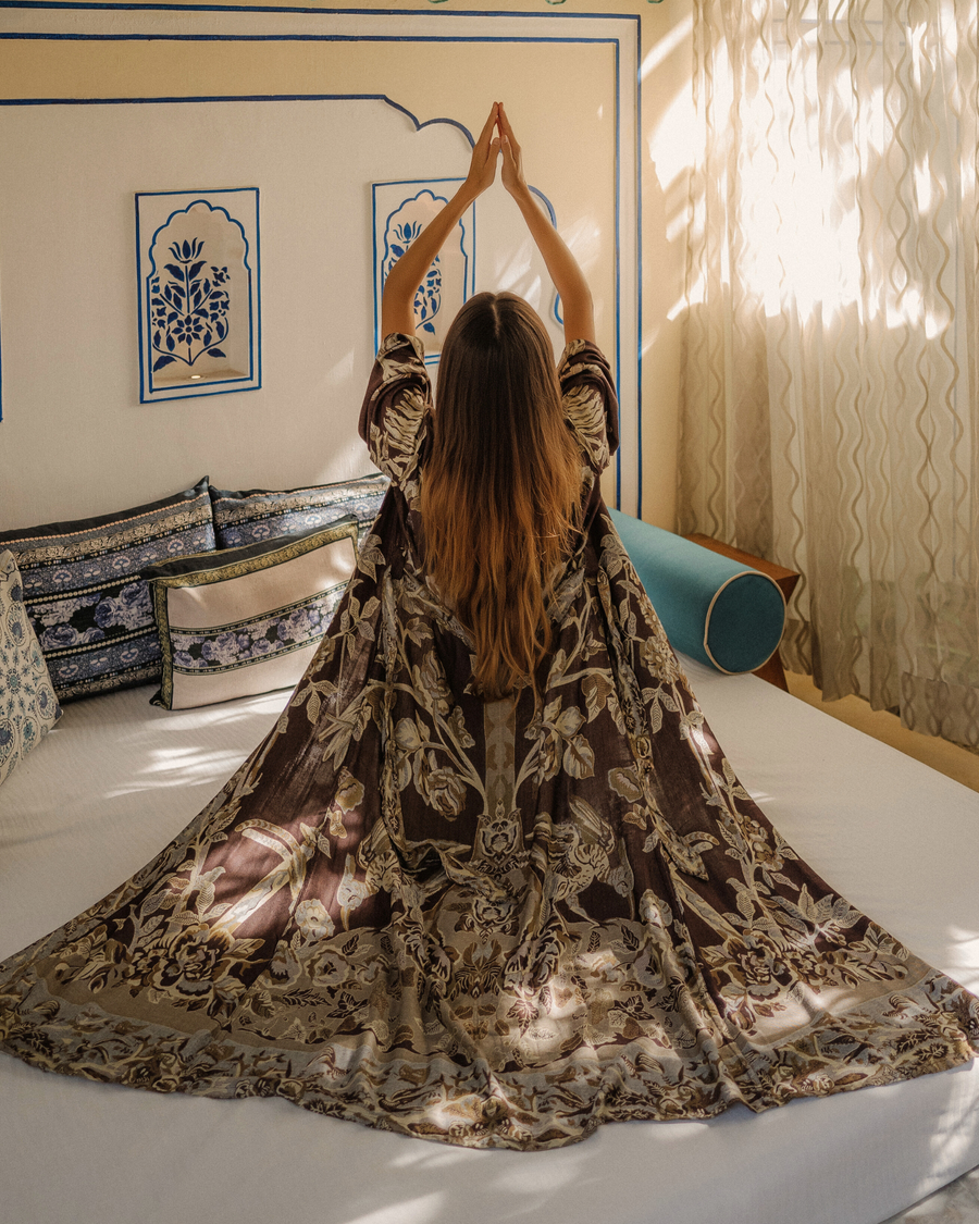 Burnt Umber - Maxi Kaftan