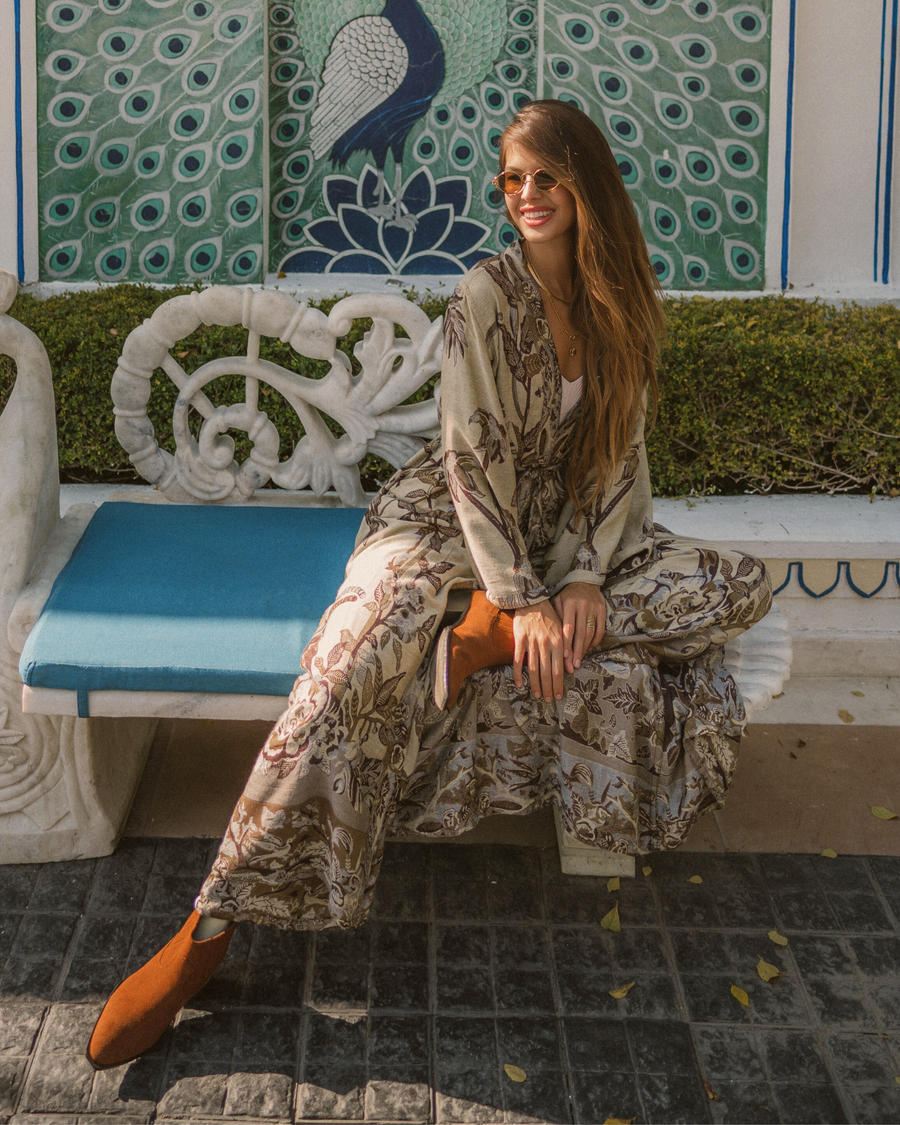 Burnt Umber - Maxi Kaftan