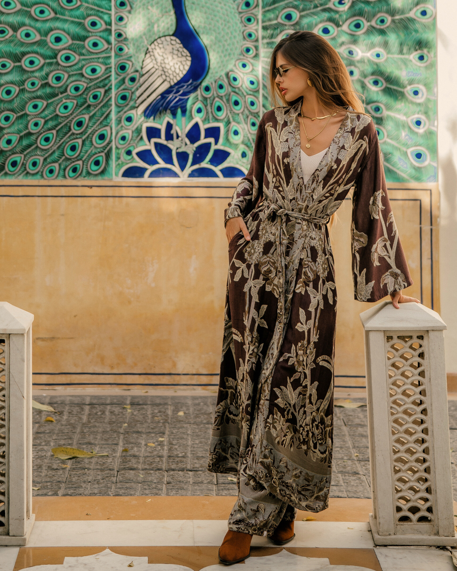 Burnt Umber - Maxi Kaftan