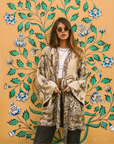 Burnt Umber - Short Kimono