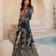 Deep Blue Sea - Maxi Kaftan