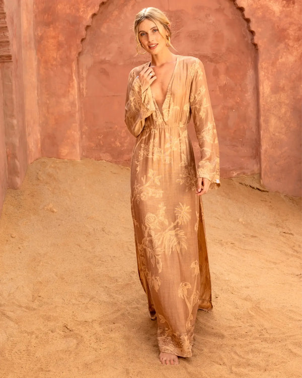 Secrets of the Sands - Modal Maxi Dress