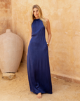 Midnight Mystery - Halter Dress