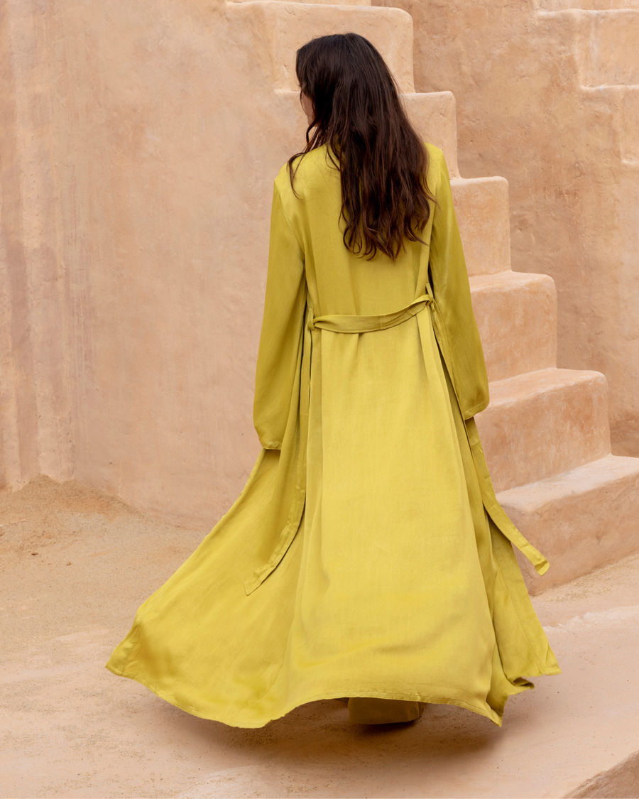 Morning Mist - EcoVero Maxi Kaftan