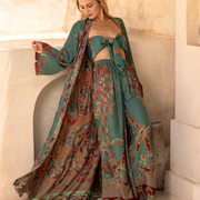Ocean Coral - Modal Maxi Kaftan