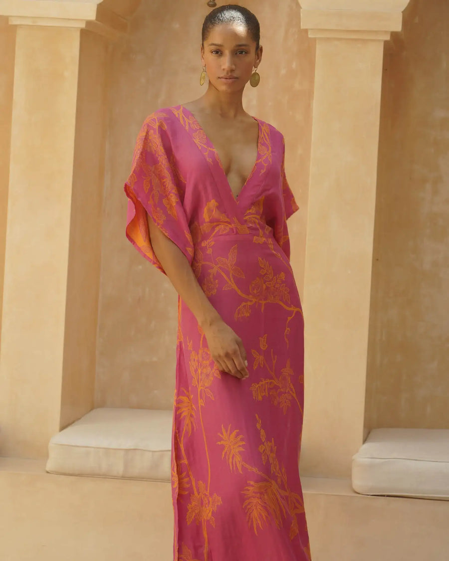Bougainvillea - Lyocell Leela Dress