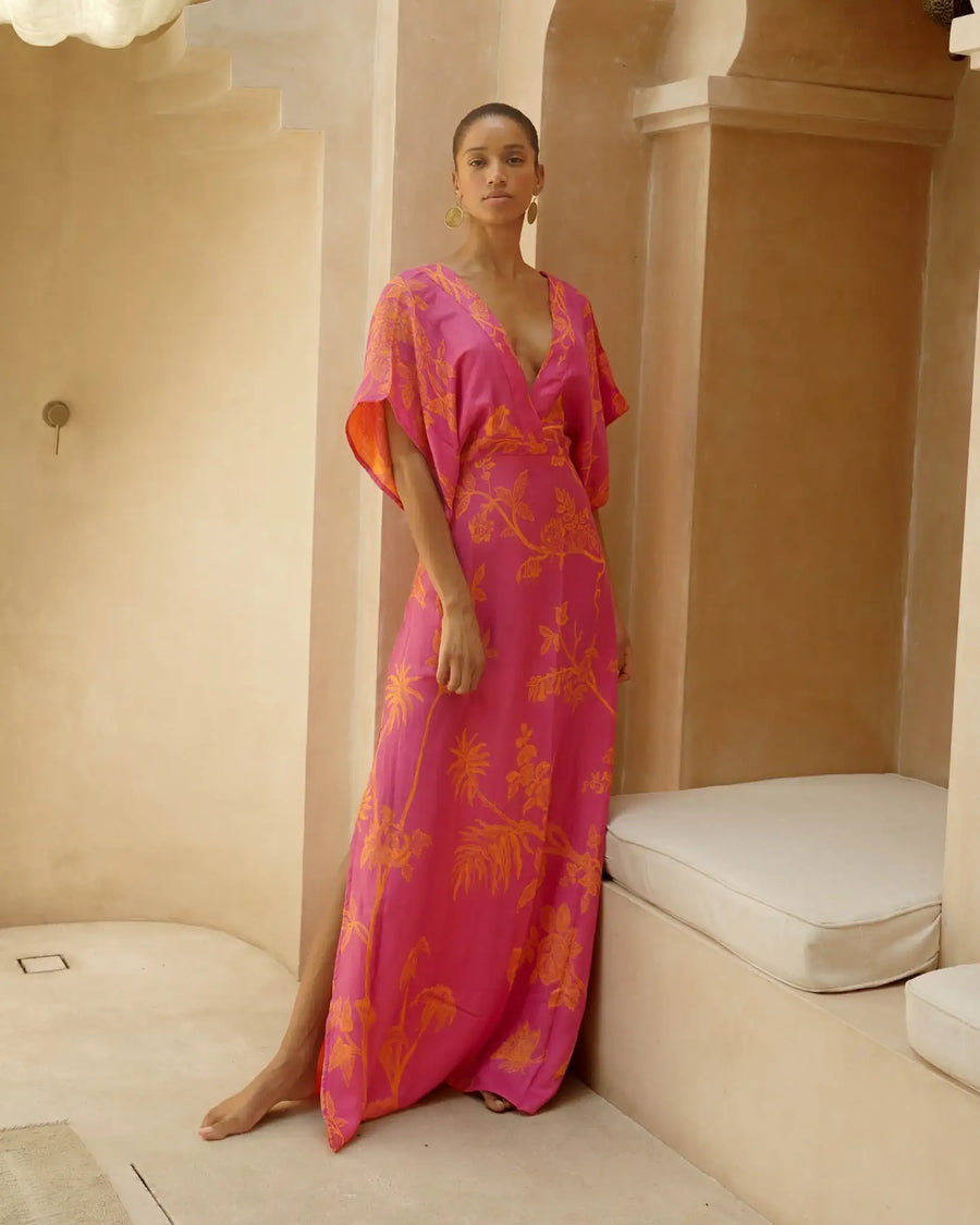 Bougainvillea - Lyocell Leela Dress