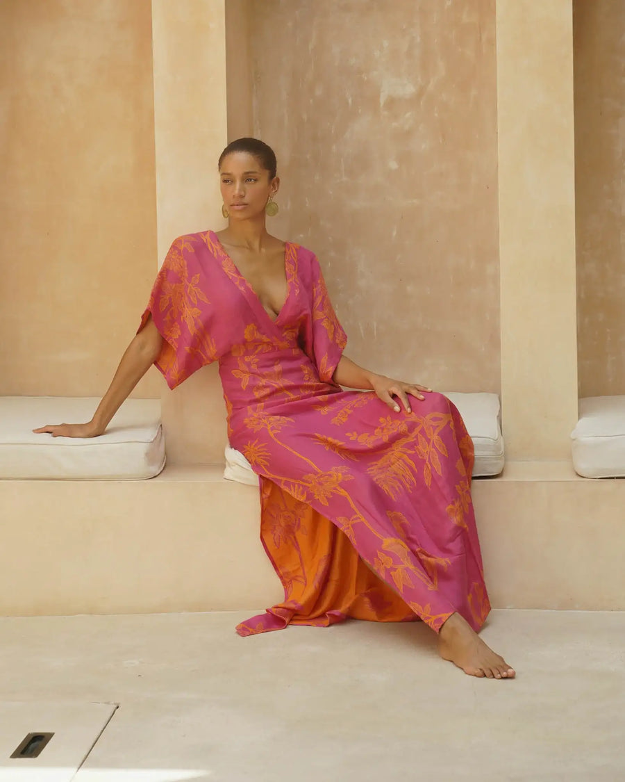 Bougainvillea - Lyocell Leela Dress