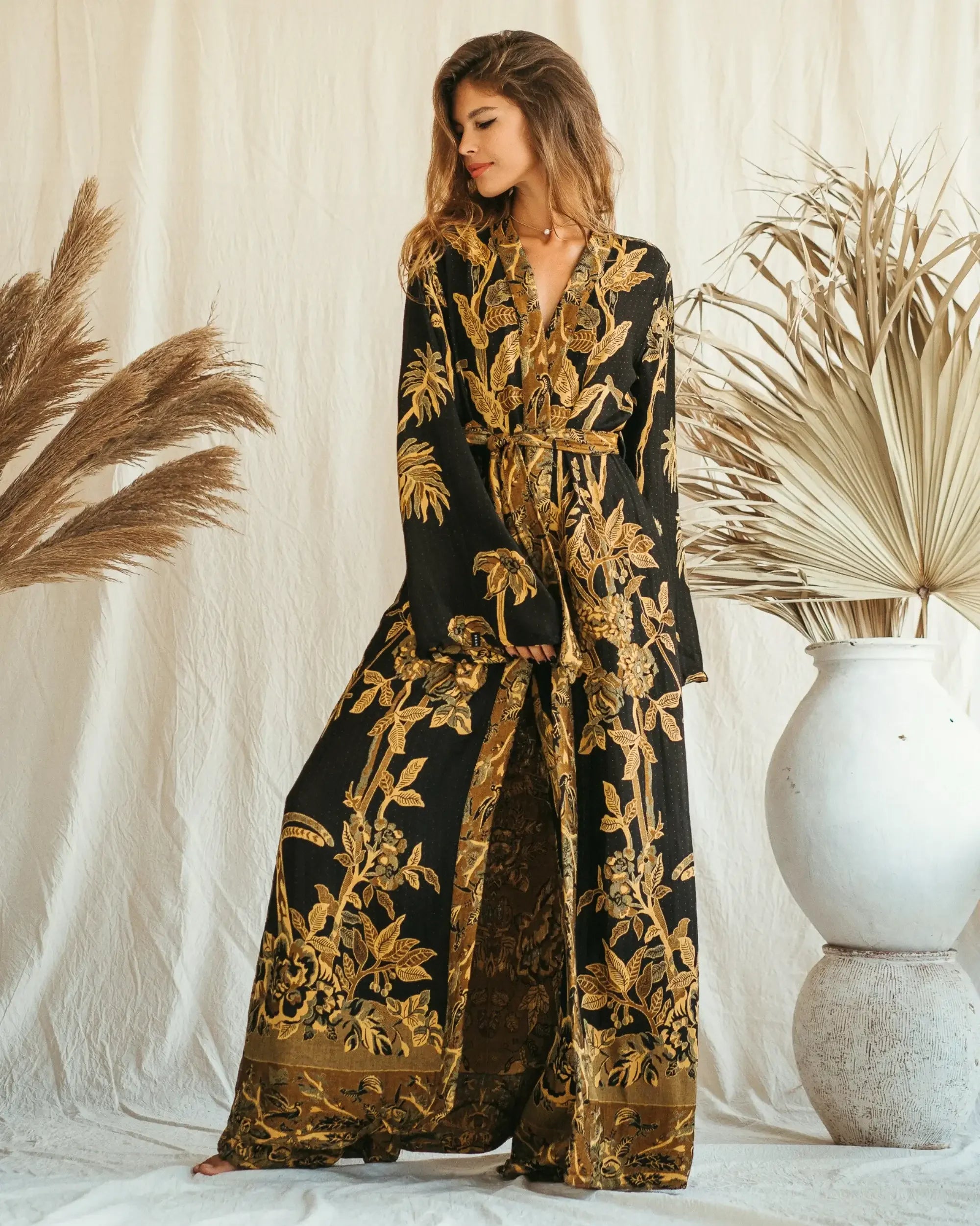 Sunflower Power EcoVero Maxi Kaftan