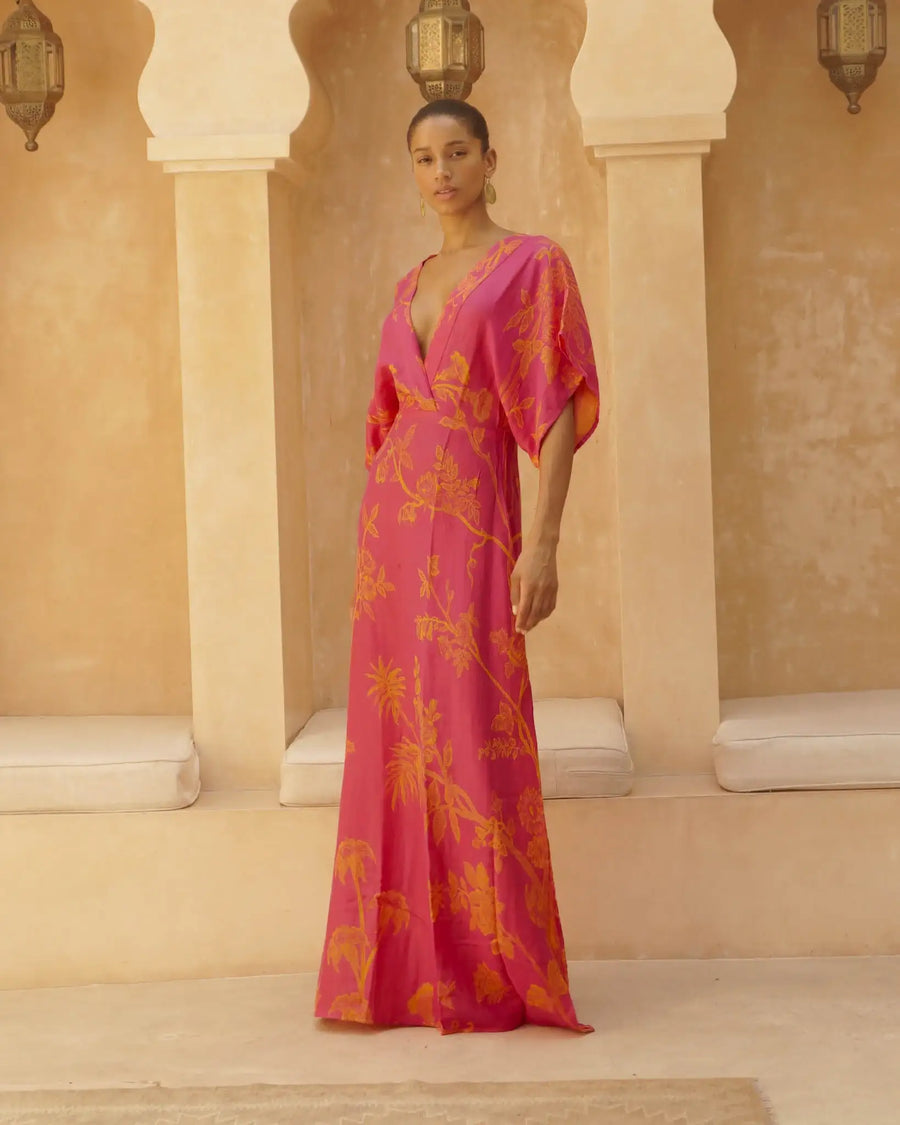 Bougainvillea - Lyocell Leela Dress