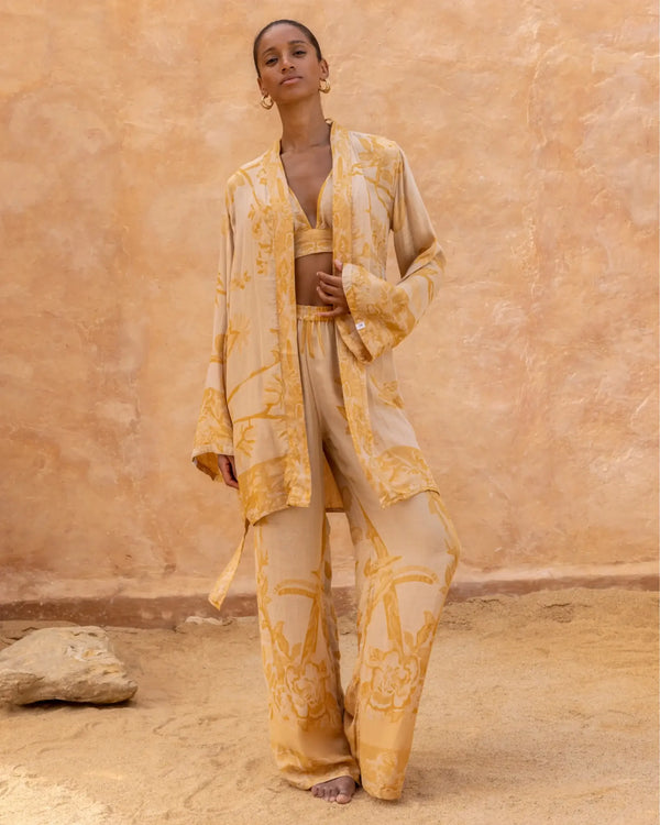 Whispers of Cleopatra - Modal Short Kimono (Out of stock)