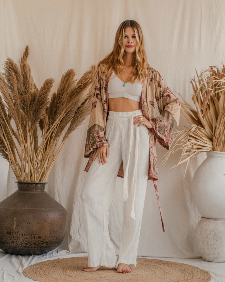 Wineberry Dream - Short Kimono (shipping end of March)