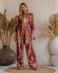 Wineberry Dream - Short Kimono (shipping end of March)