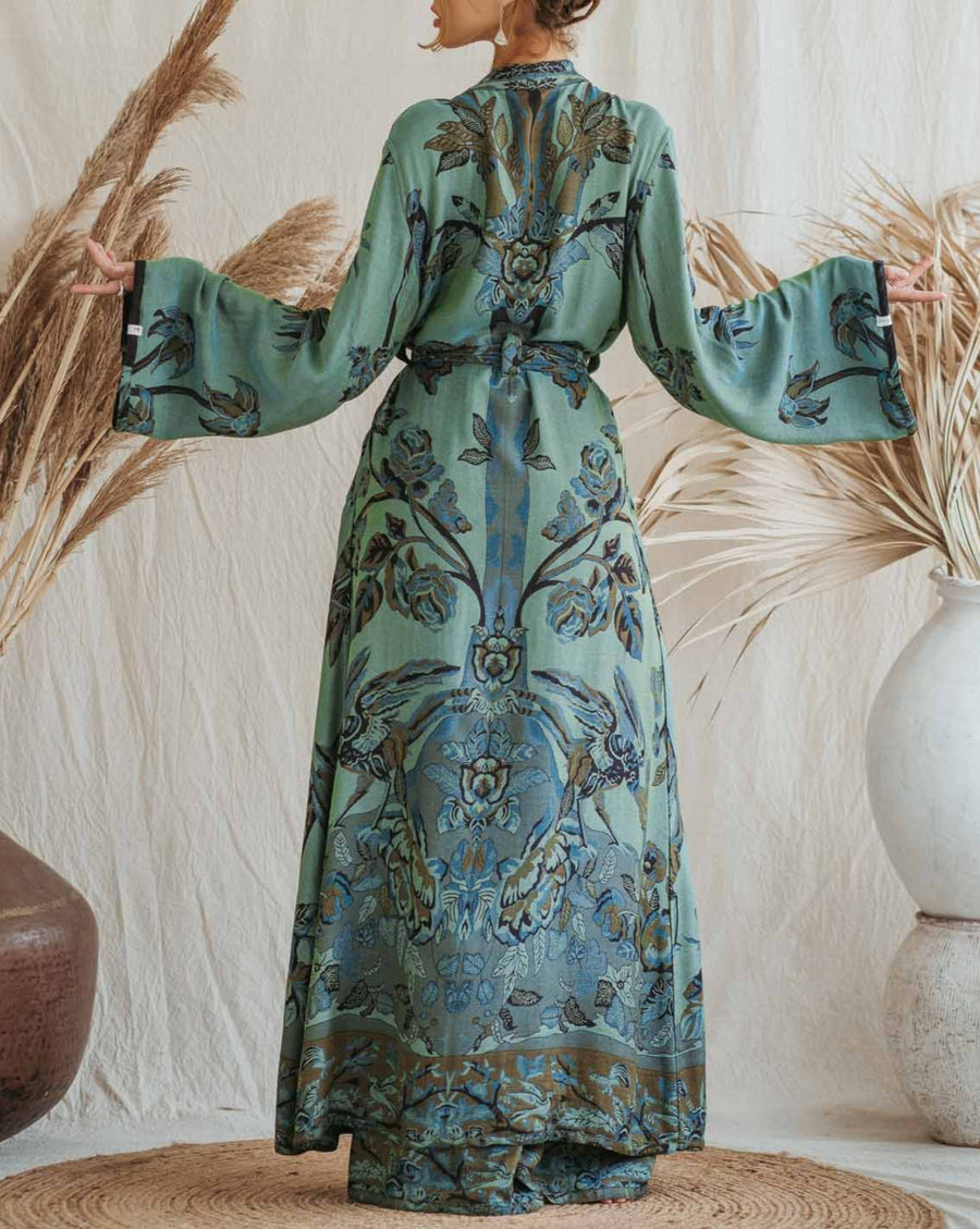 Baby it's Blue - Maxi Kaftan