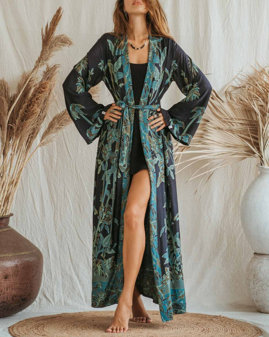 Baby it's Blue - Maxi Kaftan