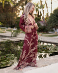 Wineberry Dream - Maxi Dress