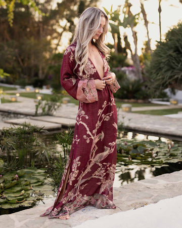 Wineberry Dream - Maxi Dress (shipping end of March)
