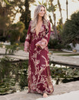 Wineberry Dream - Maxi Dress