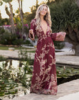 Wineberry Dream - Maxi Dress