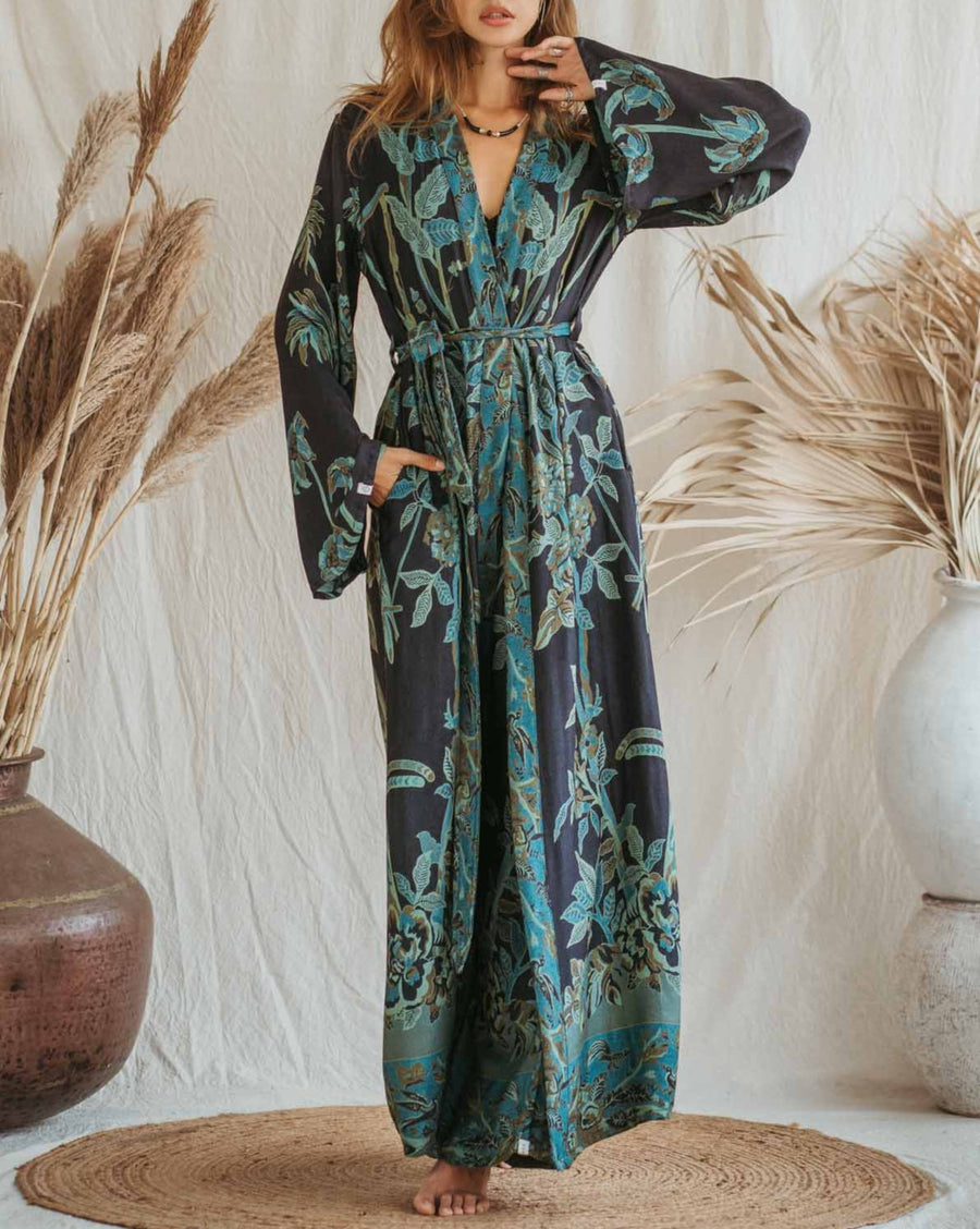 Baby it's Blue - Maxi Kaftan