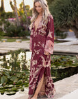 Wineberry Dream - Maxi Dress
